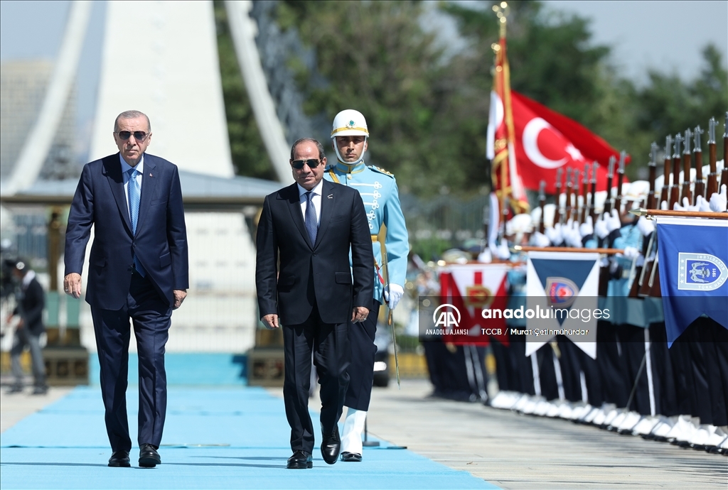 Cumhurbaşkanı Erdoğan, Mısır Cumhurbaşkanı es-Sisi ile bir araya geldi