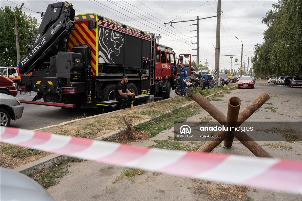 Rus füze saldırısının ardından Poltava'da arama kurtarma çalışmaları devam ediyor