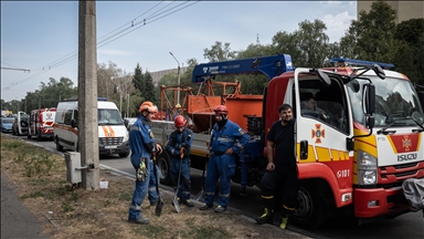 Rus füze saldırısının ardından Poltava'da arama kurtarma çalışmaları devam ediyor