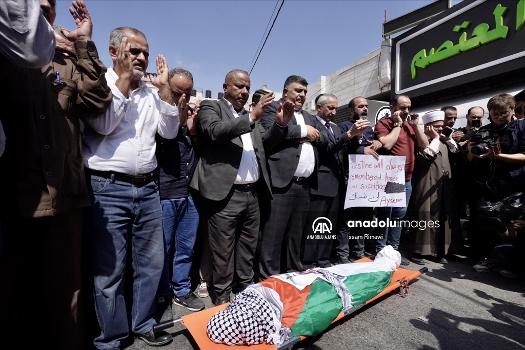 İsrail güçlerinin saldırısında hayatını kaybeden Ayşenur Ezgi Eygi için Nablus'ta tören düzenlendi