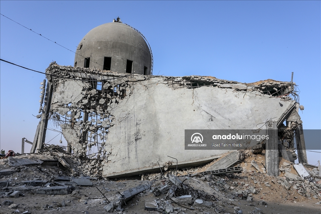 İsrail ordusunun saldırılarında Gazze Şeridi’nde birçok cami harabeye döndü