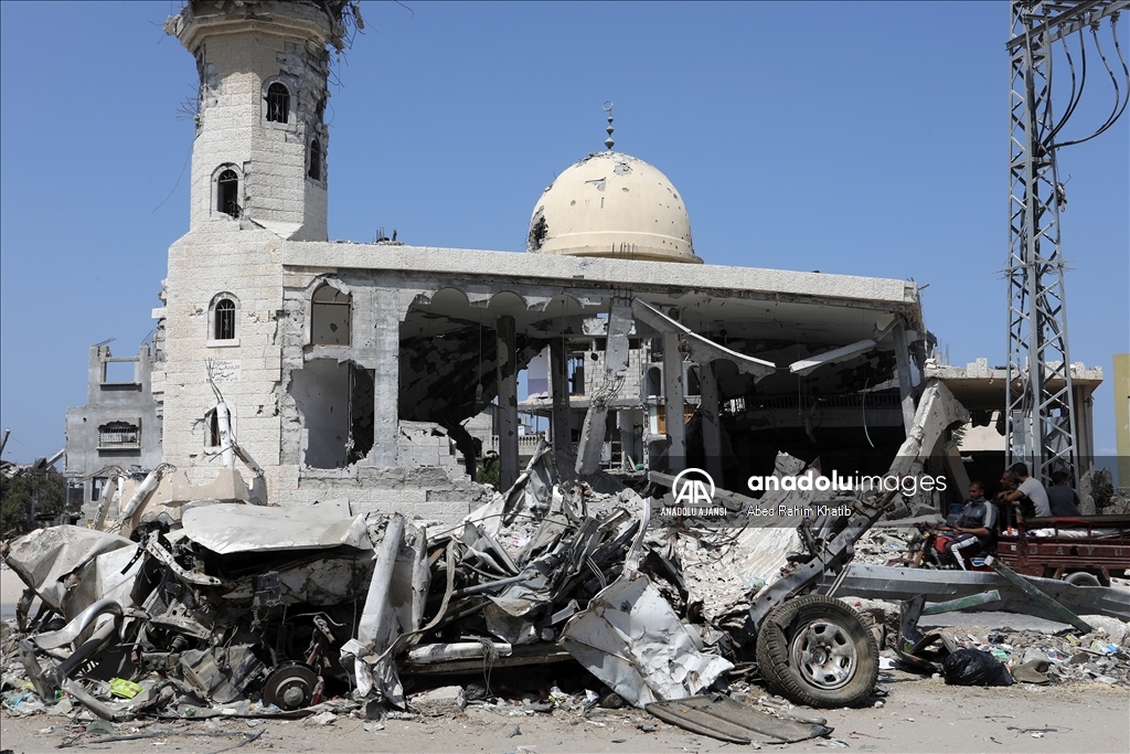 İsrail ordusunun saldırılarında Gazze Şeridi’nde birçok cami harabeye döndü