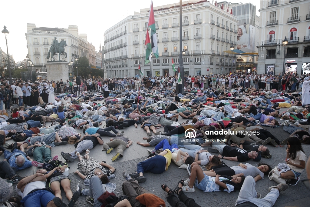 Pro-Palestinian demonstration in Madrid