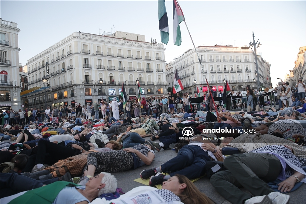 Pro-Palestinian demonstration in Madrid