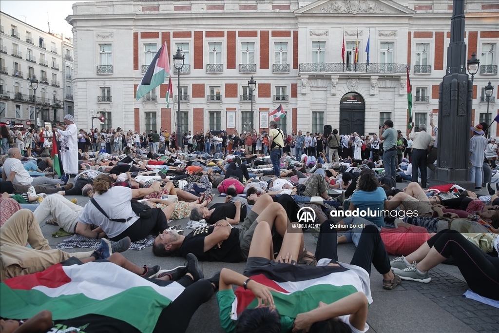 Pro-Palestinian demonstration in Madrid