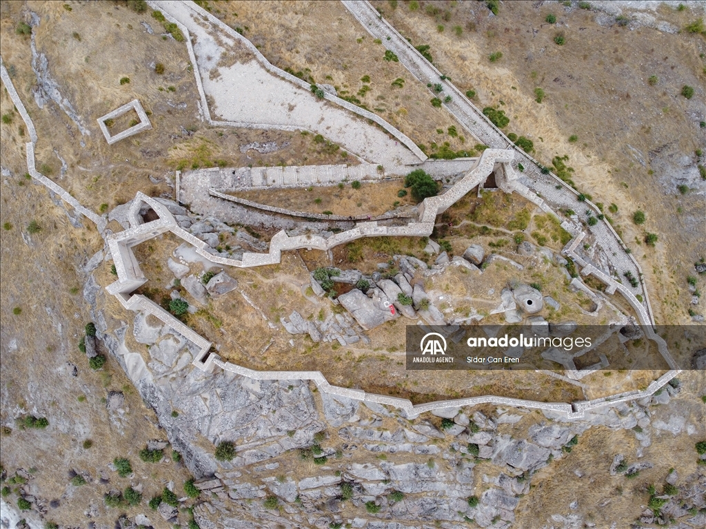 The allure of historic Pertek Castle in Turkiye's Tunceli is amplified by boat tours