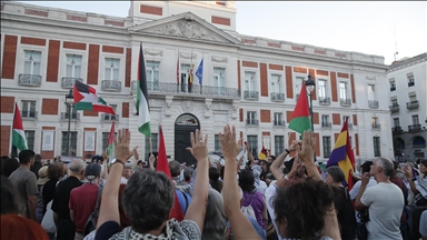 Pro-Palestinian demonstration in Madrid