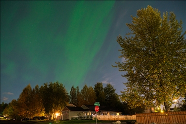 Northern lights in Alaska