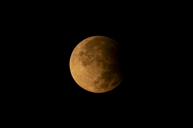 Partial lunar eclipse in Turkish capital