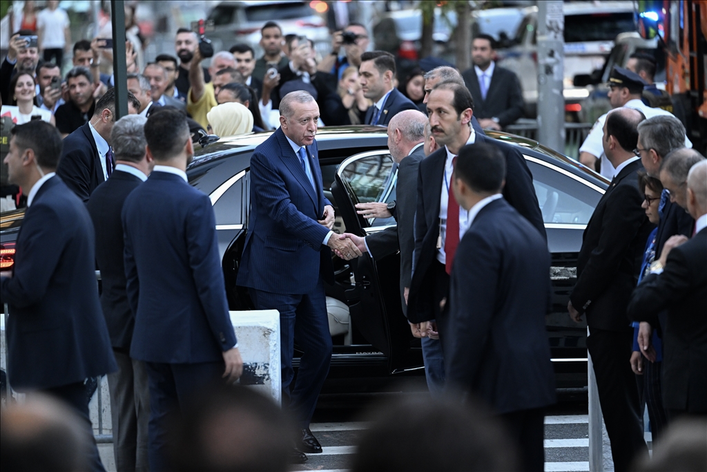 Cumhurbaşkanı Recep Tayyip Erdoğan New York'ta