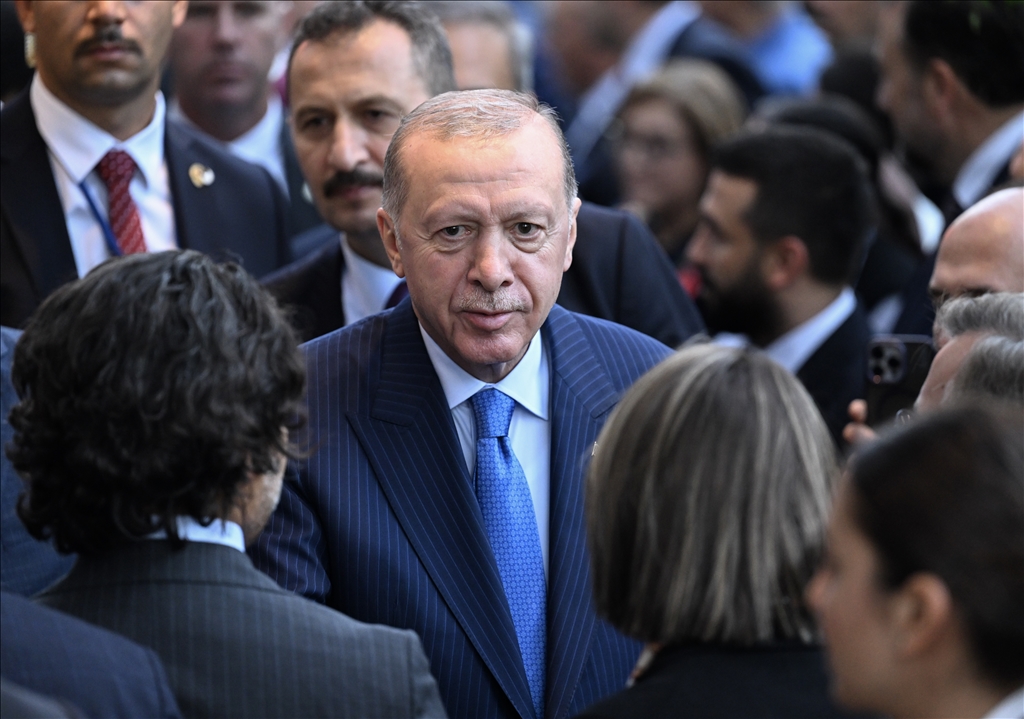 Cumhurbaşkanı Recep Tayyip Erdoğan New York'ta