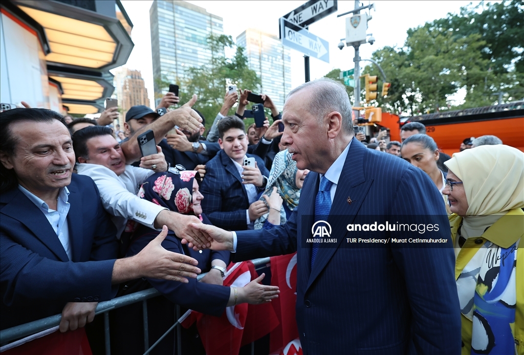 Turkish President Recep Tayyip Erdogan in New York
