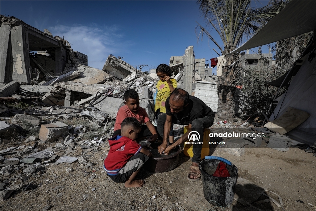 Мужество и любовь: палестинец, потерявший жену, стал и отцом и матерю для детей