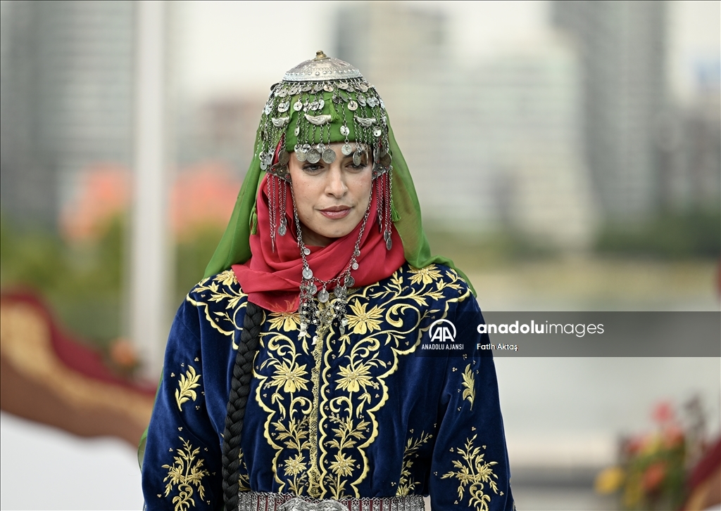 Emine Erdoğan, New York'ta geleneksel köklü Türk çeyiz geleneğini dünyaya tanıttı