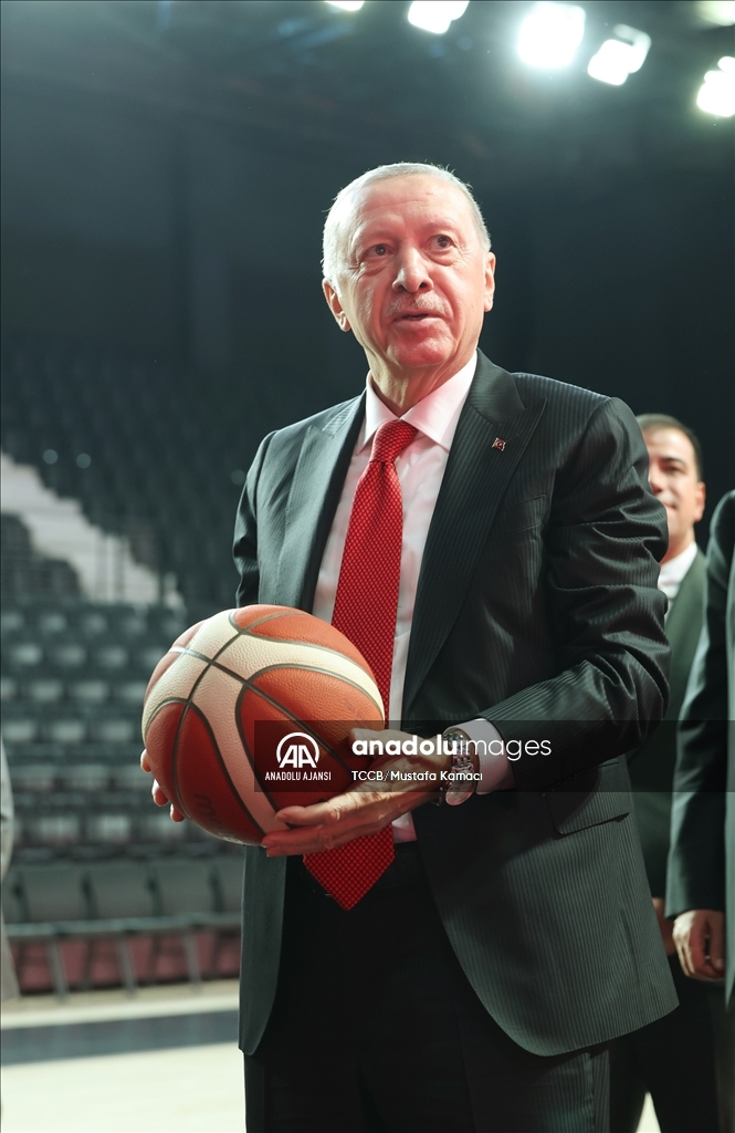 Cumhurbaşkanı Erdoğan, Basketbol Gelişim Merkezi'nin açılışını yaptı