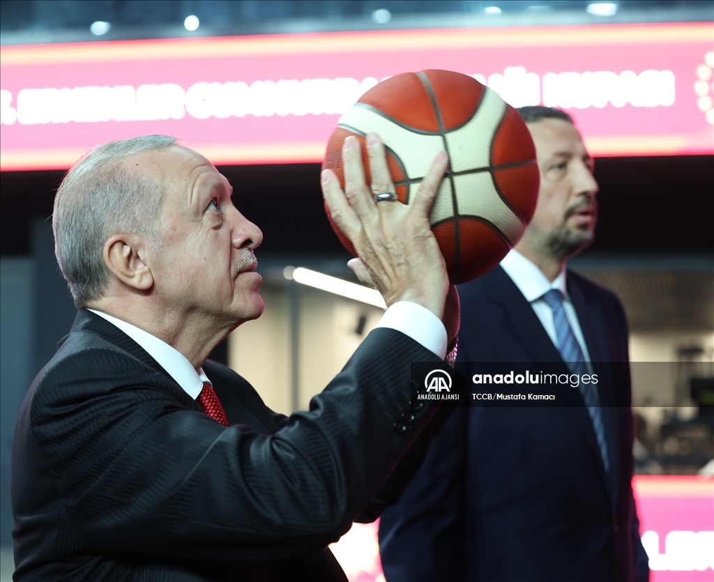 Cumhurbaşkanı Erdoğan, Basketbol Gelişim Merkezi'nin açılışını yaptı