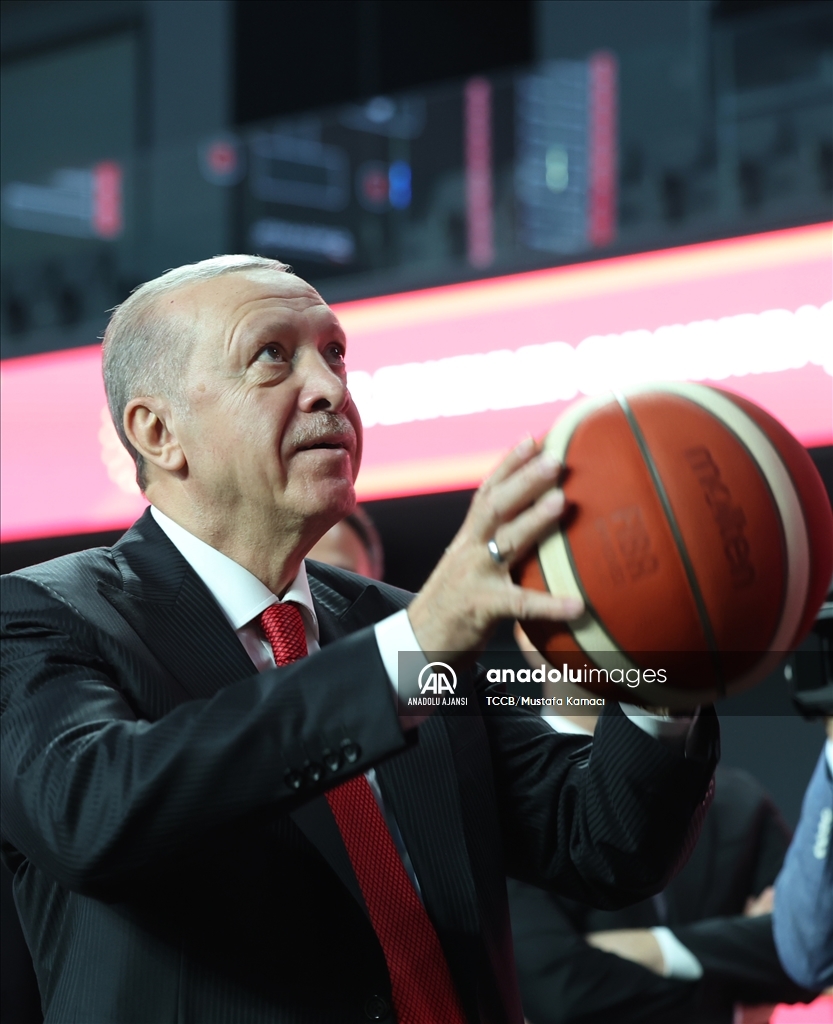 Cumhurbaşkanı Erdoğan, Basketbol Gelişim Merkezi'nin açılışını yaptı