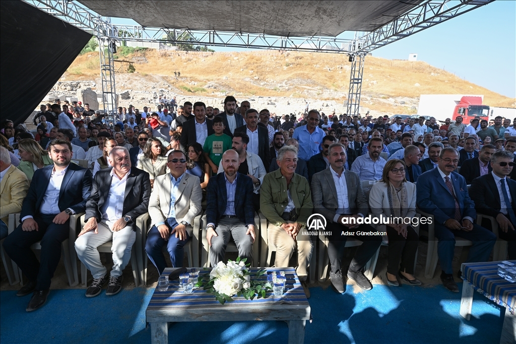 Karkamış Arkeoparkı'ndaki Geç Hitit Saray alanında yapılan koruyucu çatı tamamlandı
