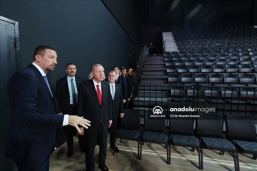 Cumhurbaşkanı Erdoğan, Basketbol Gelişim Merkezi'nin açılışını yaptı