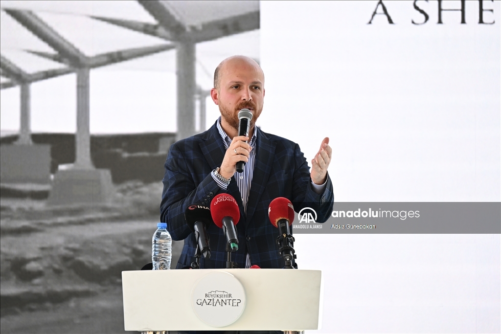 Karkamış Arkeoparkı'ndaki Geç Hitit Saray alanında yapılan koruyucu çatı tamamlandı