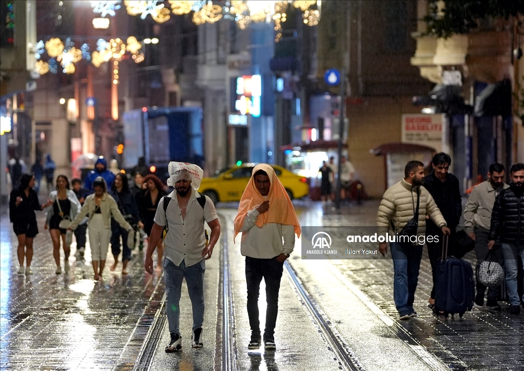 İstanbul'da yağmur