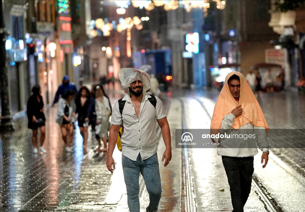 İstanbul'da yağmur