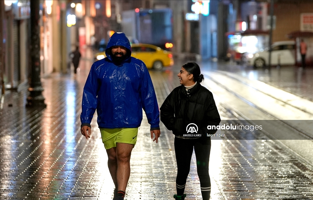 İstanbul'da yağmur