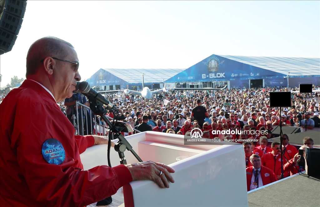 Cumhurbaşkanı Erdoğan, TEKNOFEST Adana'ya katıldı