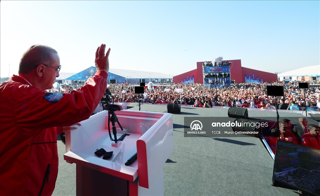 Cumhurbaşkanı Erdoğan, TEKNOFEST Adana'ya katıldı