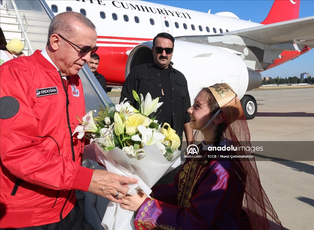 Cumhurbaşkanı Erdoğan, Adana'da