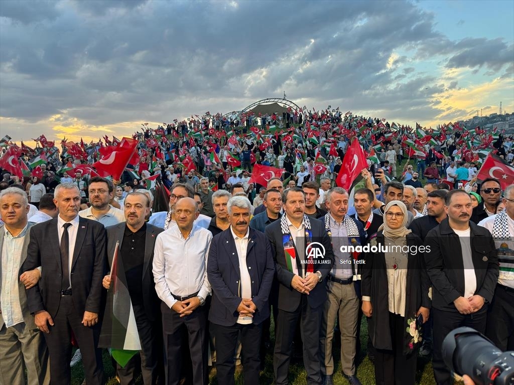 Kocaeli'de Filistin'e destek yürüyüşü düzenlendi