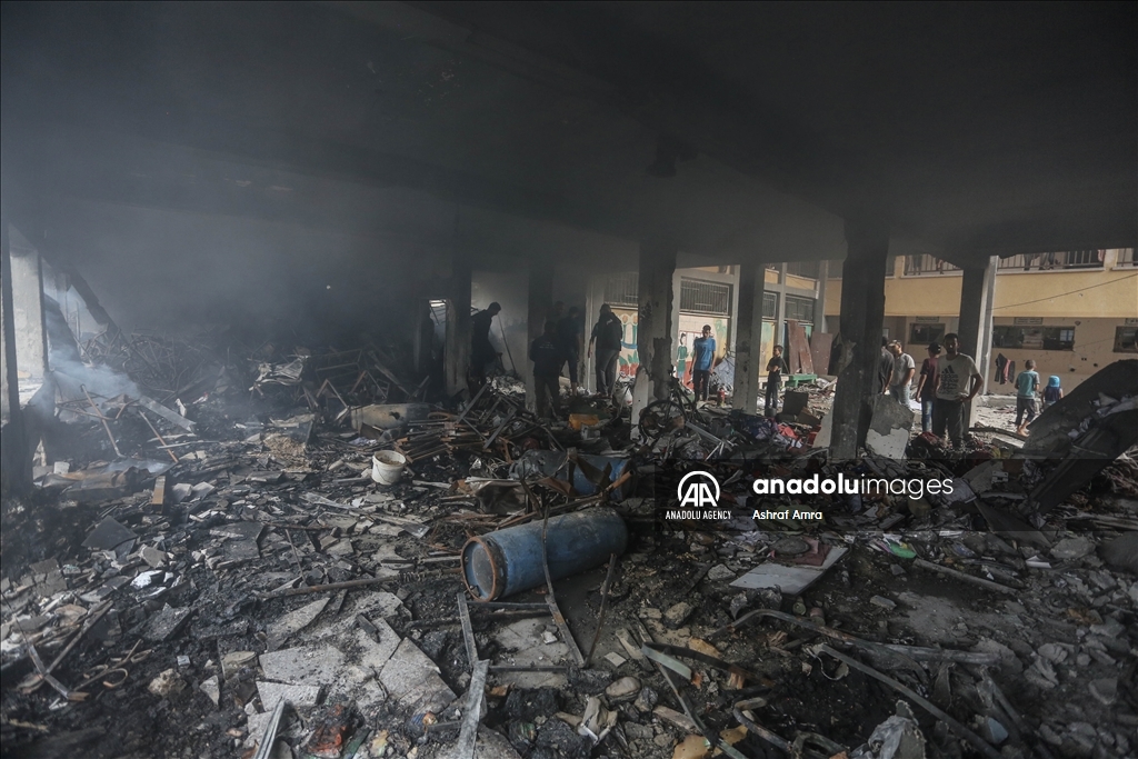 24 Palestinians killed in Israeli airstrikes on mosque, school sheltering displaced people in Gaza