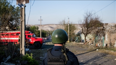 Rus hava saldırısı sonrası Ukrayna'nın Kramatorsk şehrinde yıkım meydana geldi