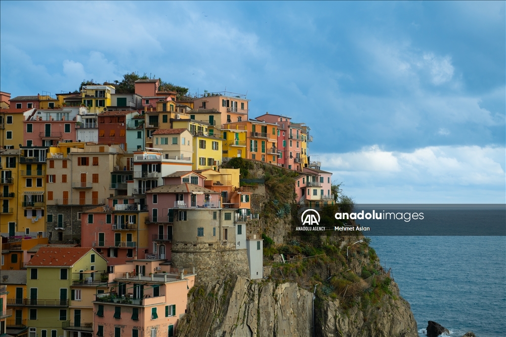 Cinque Terre attracts visitors with colorful structure in Italy  