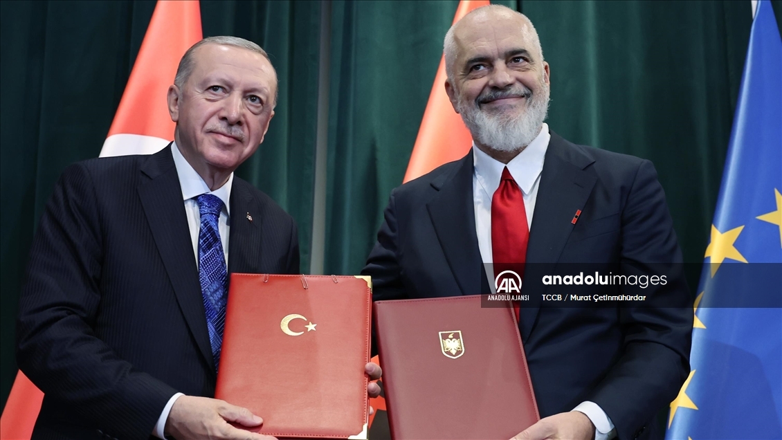 Türkiye ile Arnavutluk arasında 4 işbirliği anlaşması imzalandı
