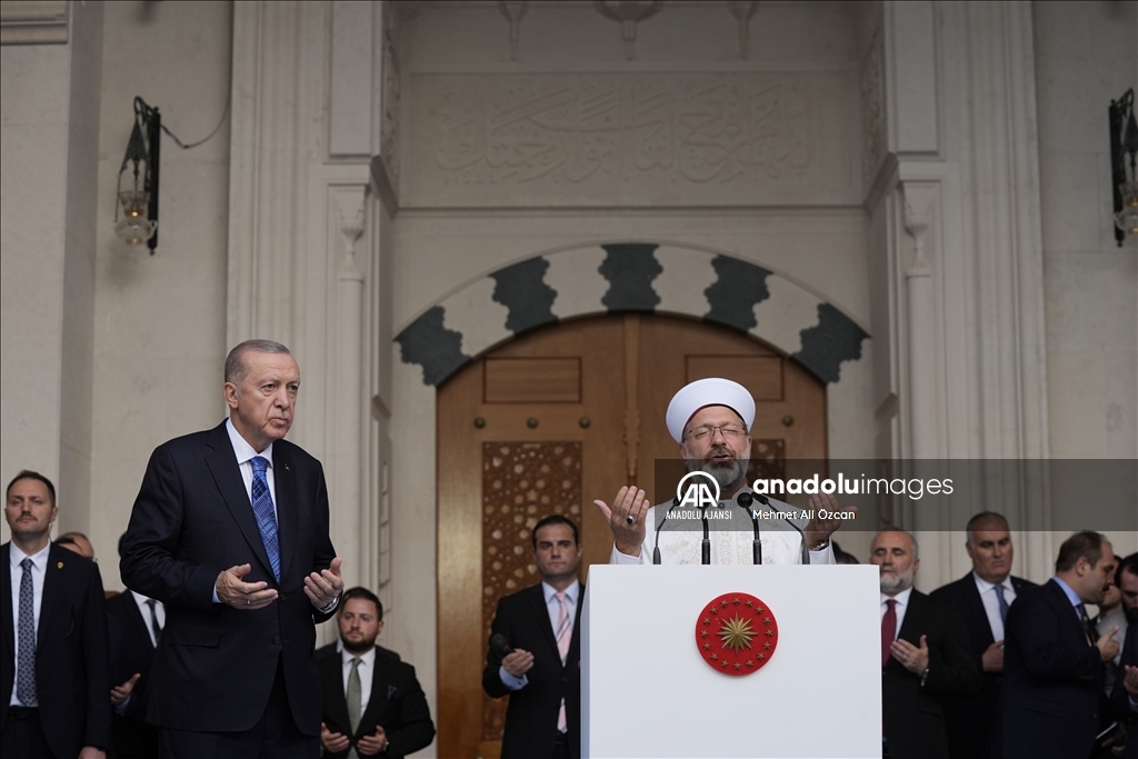 Cumhurbaşkanı Erdoğan, Arnavutluk'ta Namazgah Camisi'nin açılışına katıldı
