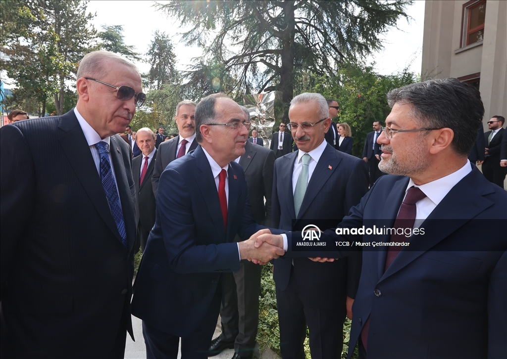 Cumhurbaşkanı Erdoğan, Arnavutluk Cumhurbaşkanı Begay ile bir araya geldi