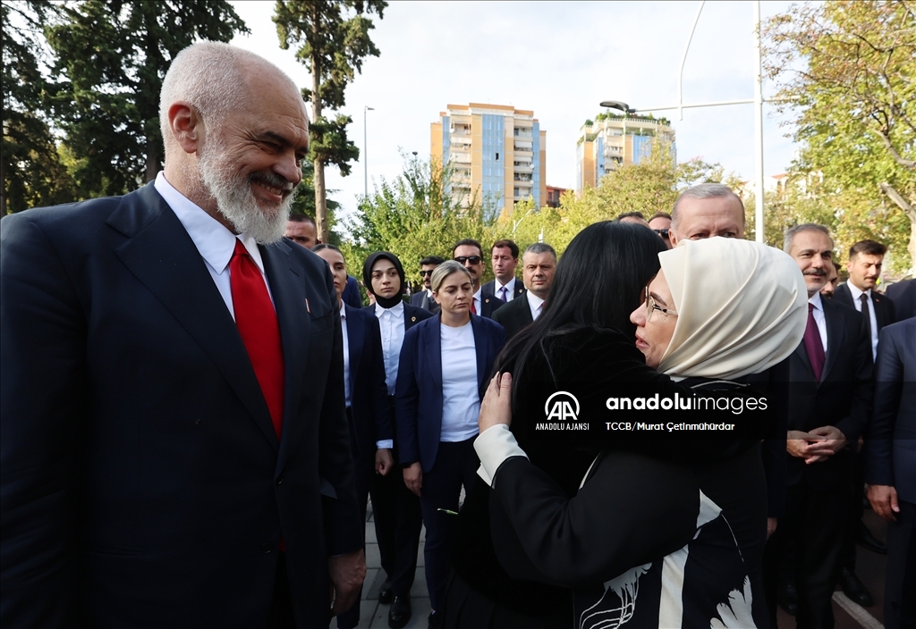 Cumhurbaşkanı Recep Tayyip Erdoğan, Arnavutluk'ta
