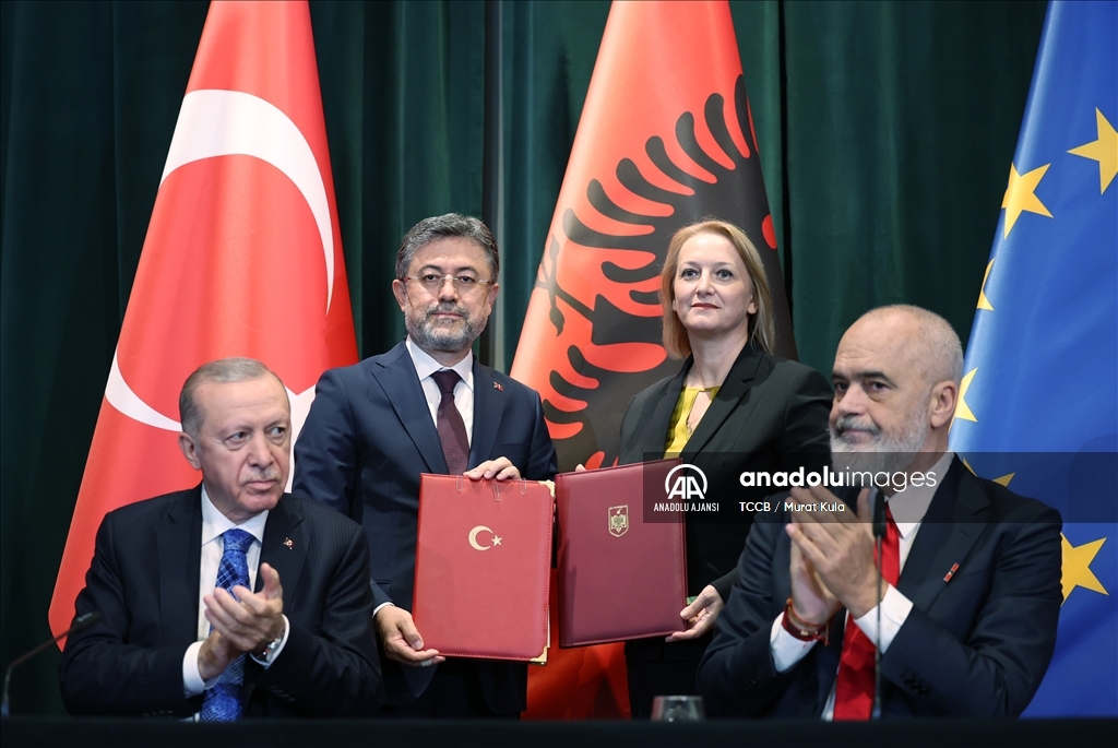 Türkiye ile Arnavutluk arasında 4 işbirliği anlaşması imzalandı