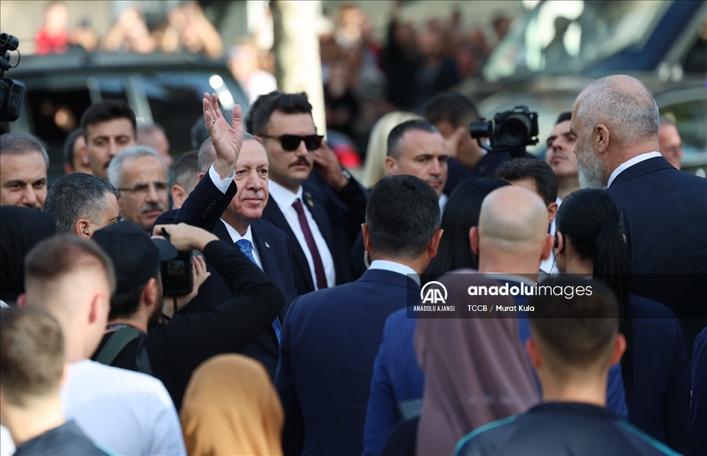 Cumhurbaşkanı Recep Tayyip Erdoğan, Arnavutluk'ta