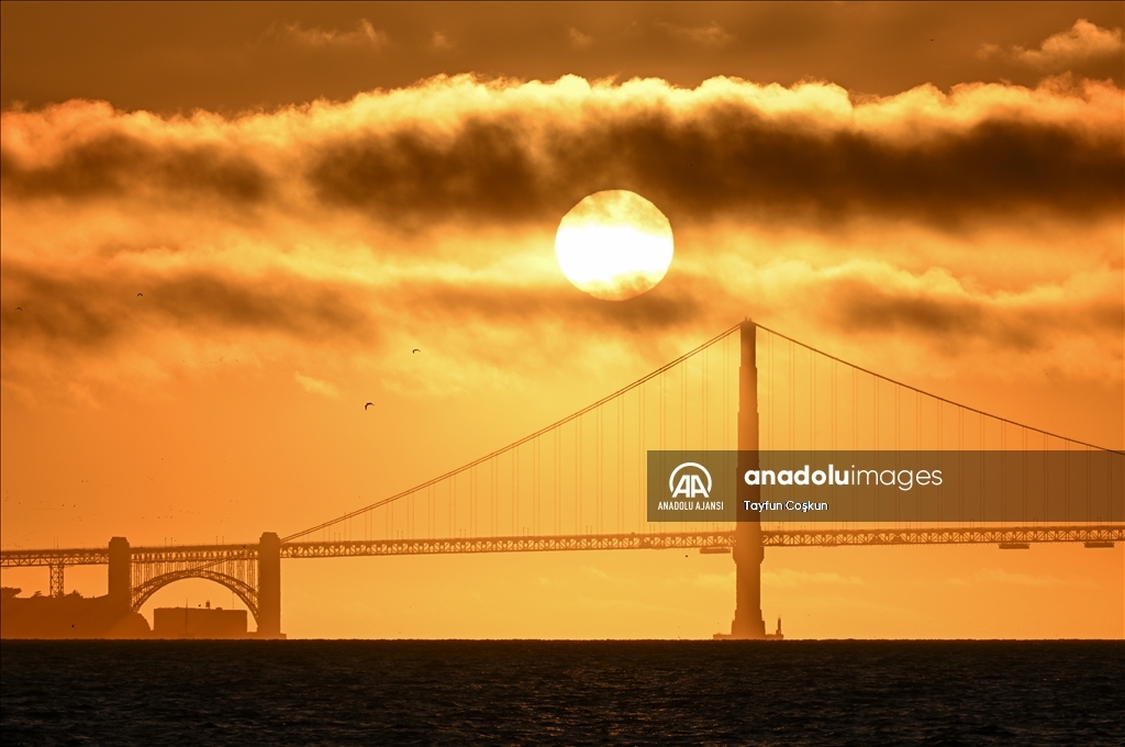 San Francisco'da gün batımı