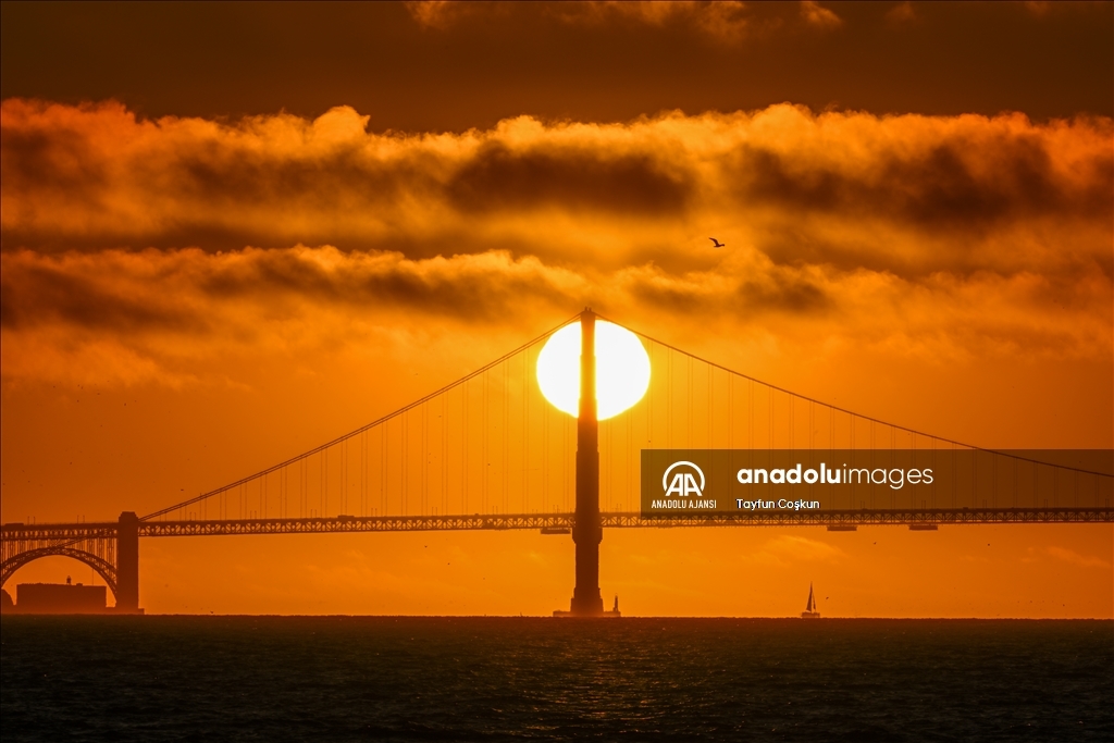 San Francisco'da gün batımı