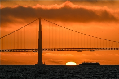 San Francisco'da gün batımı