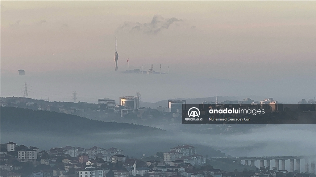 İstanbul’un bazı ilçelerinde sis etkili oldu