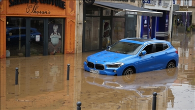 Leslie Fırtınası Fransa'nın Annonay komününde hasara yol açtı