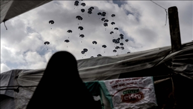 Planes airdrop humanitarian aid in Gaza amid Israeli attacks