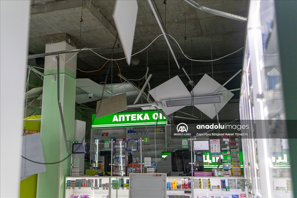 Rusya, Zaporijya'daki yerleşim birimlerine hava saldırısı düzenledi