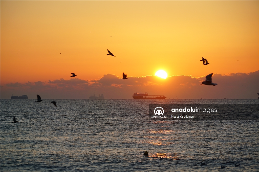 Tekirdağ'da gün doğumu