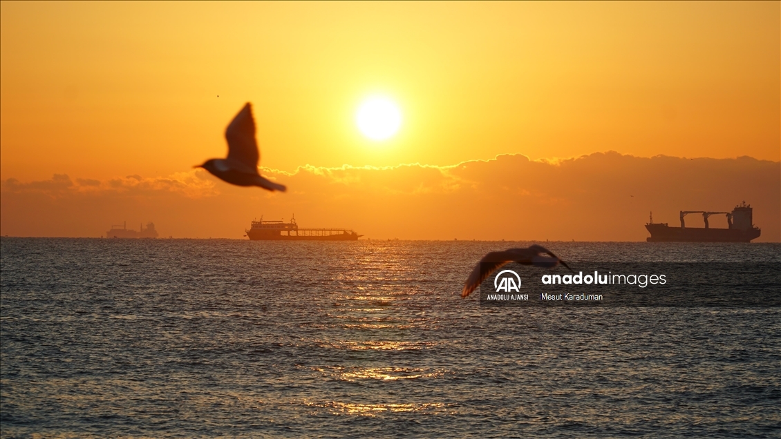 Tekirdağ'da gün doğumu