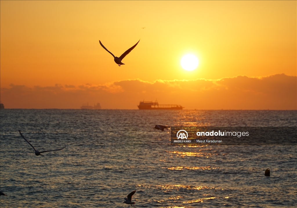 Tekirdağ'da gün doğumu